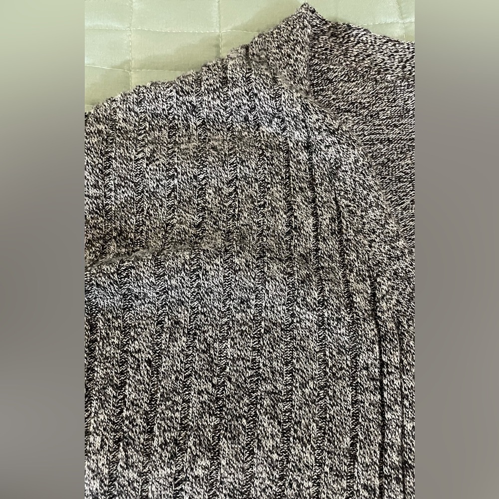 Grey open front long sleeve soft cozy cardigan - Picture 3 of 8